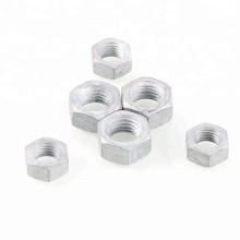 M6 M12 Carbon Steel HDG Hexagon Nut DIN934